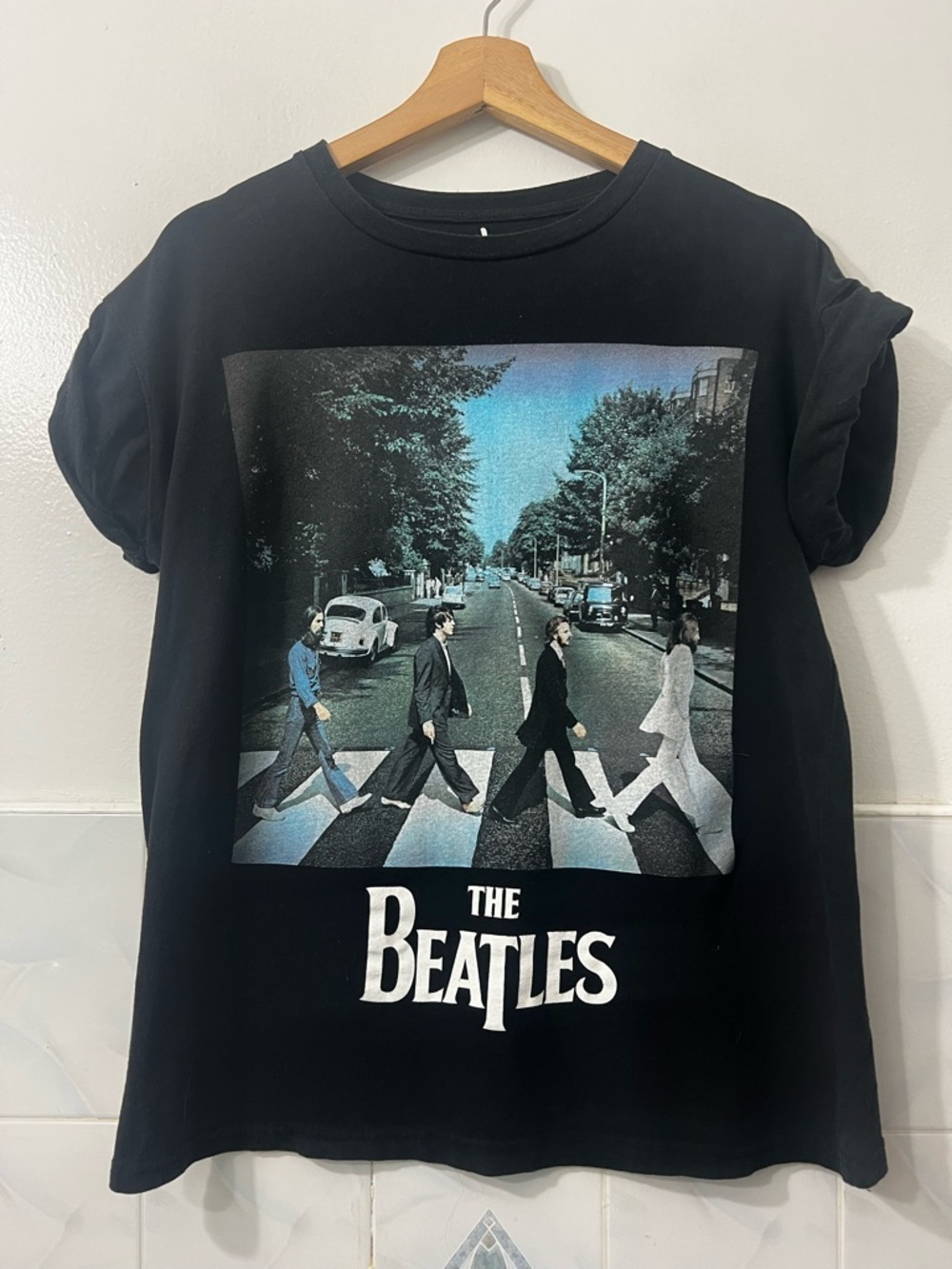 Beatles Walk Abbey Road Official Merch Band Tee 2013 Grunge Indie M/L 10/12 Alt